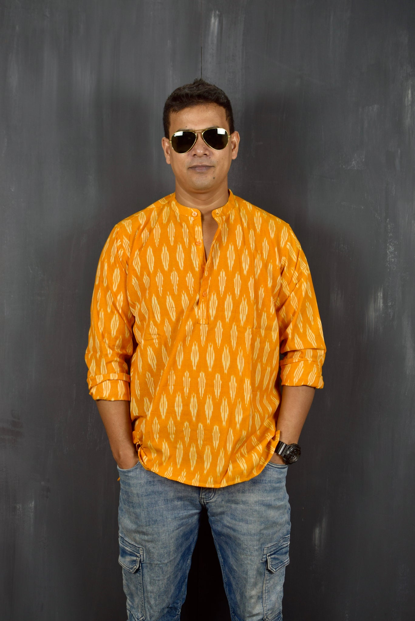 MANDARIN COLLAR KURTA