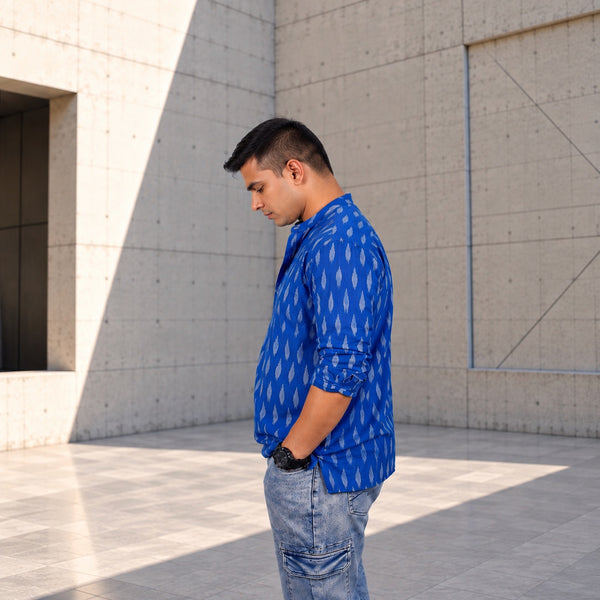 HANDSTITCHED MANDARIN COLLAR KURTA