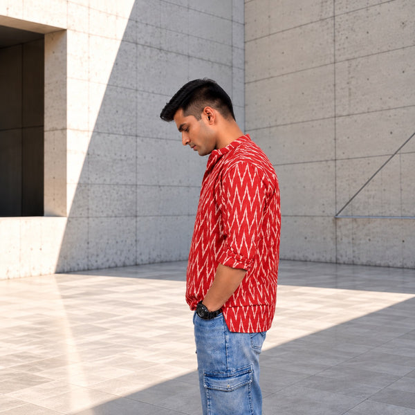 HANDSTITCHED MANDARIN COLLAR KURTA
