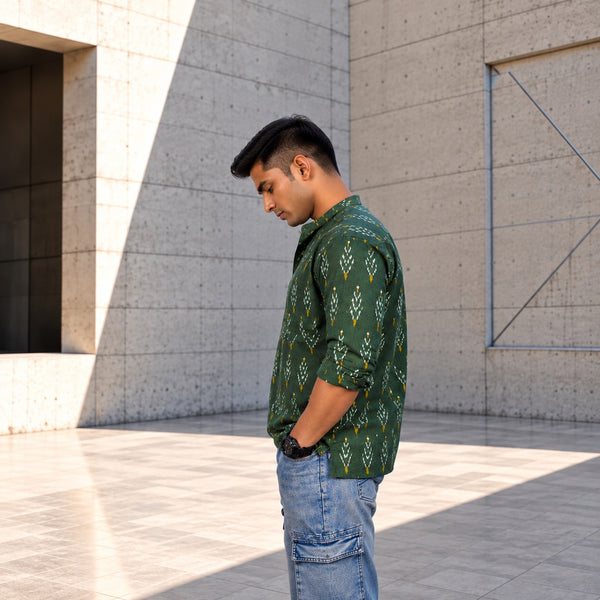 HANDSTITCHED MANDARIN COLLAR KURTA