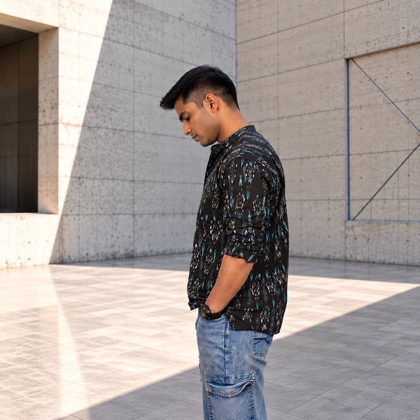 HANDSTITCHED MANDARIN COLLAR KURTA
