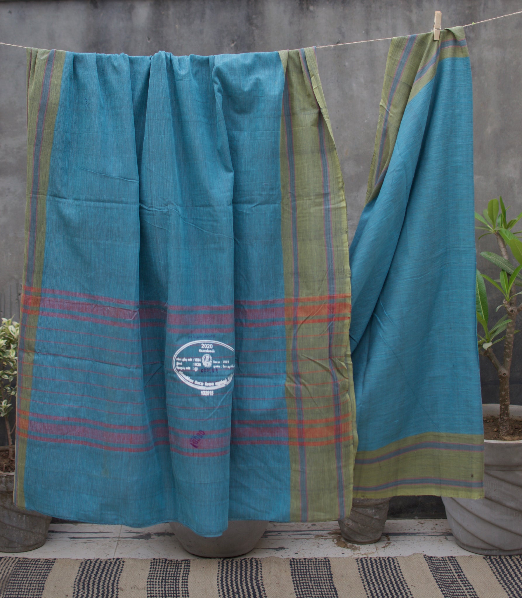 HANDWOVEN KADAPPA COTTON SAREE