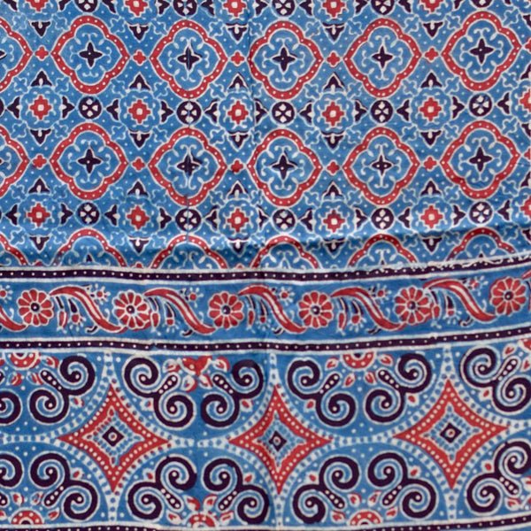 HANDBLOCK MODAL SILK AJRAKH STOLE