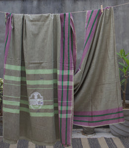 HANDWOVEN KADAPPA COTTON SAREE